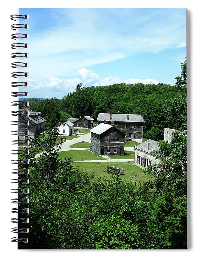 Fayette Spiral Notebook featuring the photograph Fayette Historic State Park by Keith Stokes