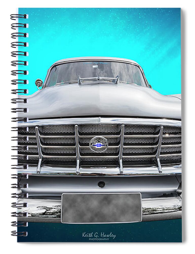 Holden Spiral Notebook featuring the photograph FC Full Frontal by Keith Hawley