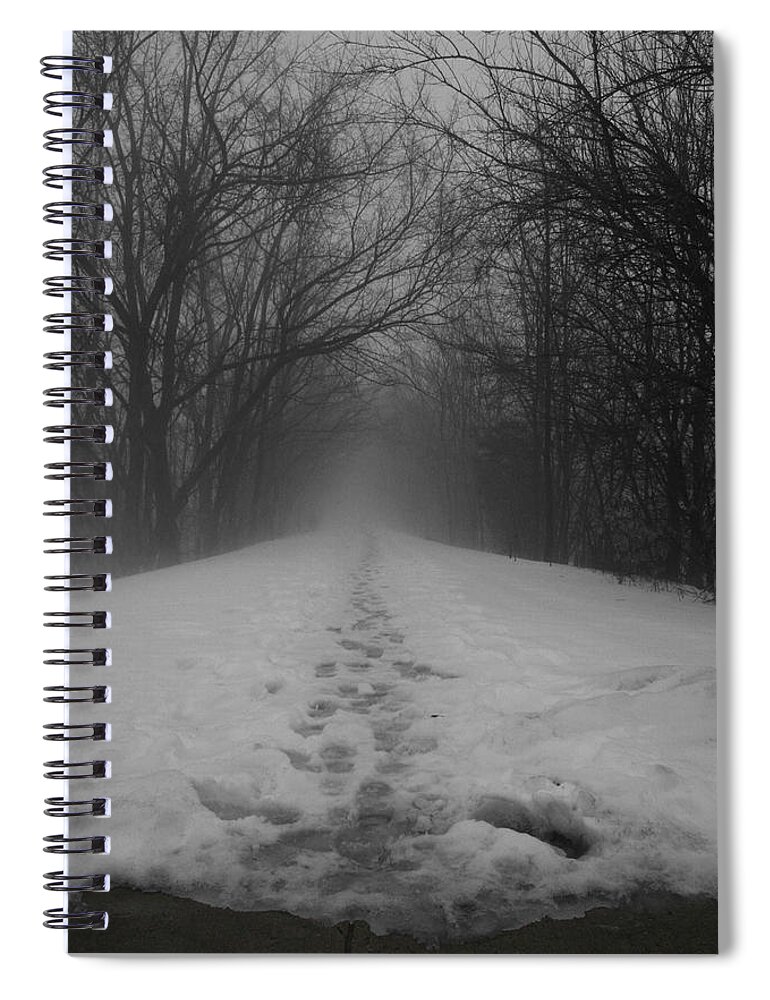 Landscape Spiral Notebook featuring the photograph Fear by Dylan Punke