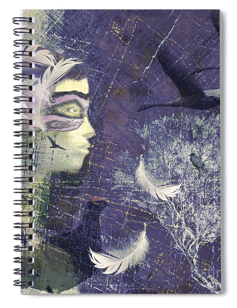 Dream Spiral Notebook featuring the photograph Feathered Friends by LemonArt Photography