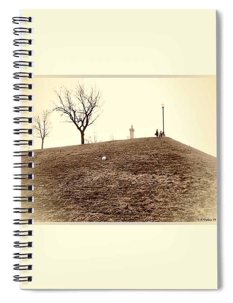 2d Spiral Notebook featuring the photograph Federal Hill by Brian Wallace