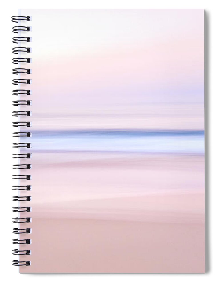 Sea Spiral Notebook featuring the photograph Feeling of peace by Catherine Reading