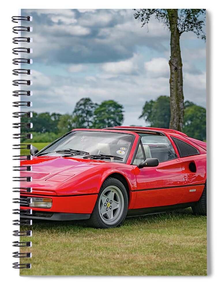 Ferrari Spiral Notebook featuring the photograph Ferrari 328 GTS by Adrian Evans