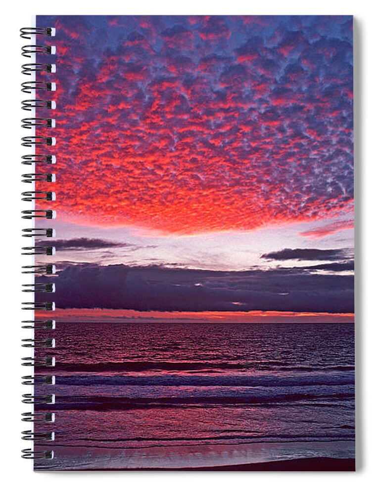 The Walkers Spiral Notebook featuring the photograph Fiesta in the Sky by The Walkers
