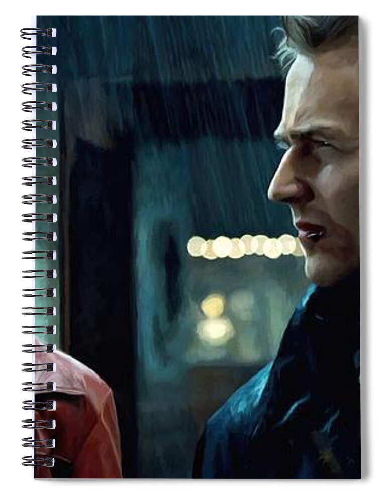 Fight Club Spiral Notebook featuring the digital art Fight Club #1 Large Size Painting by Gabriel T Toro