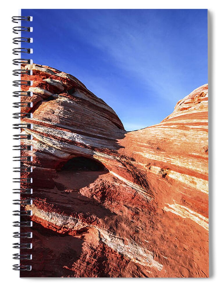 Fire Wave Spiral Notebook featuring the photograph Fire Wave by Chad Dutson