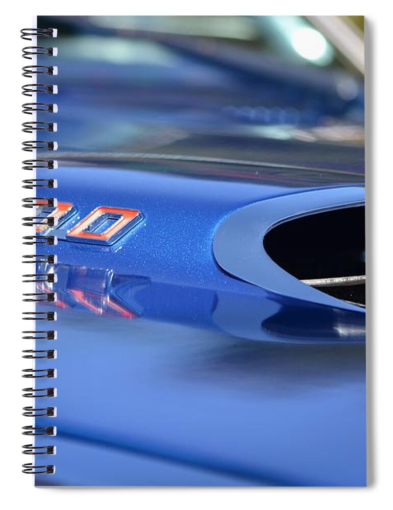  Spiral Notebook featuring the photograph Firebird Detail by Dean Ferreira