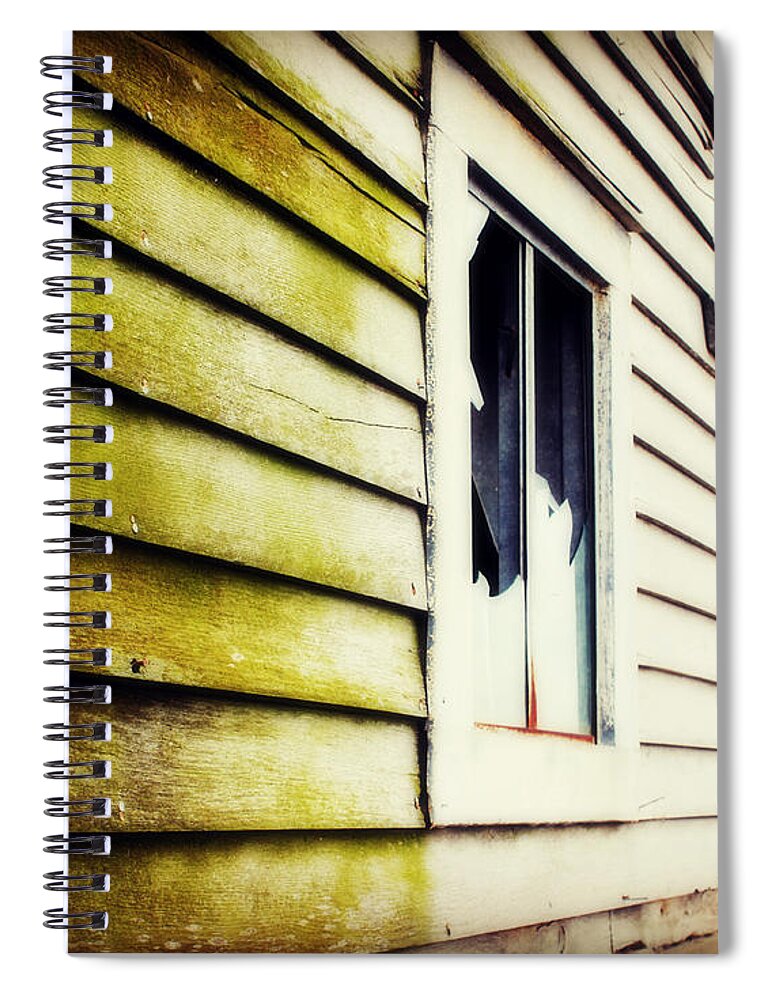 Barn Spiral Notebook featuring the photograph First Green is Gold by Julie Hamilton