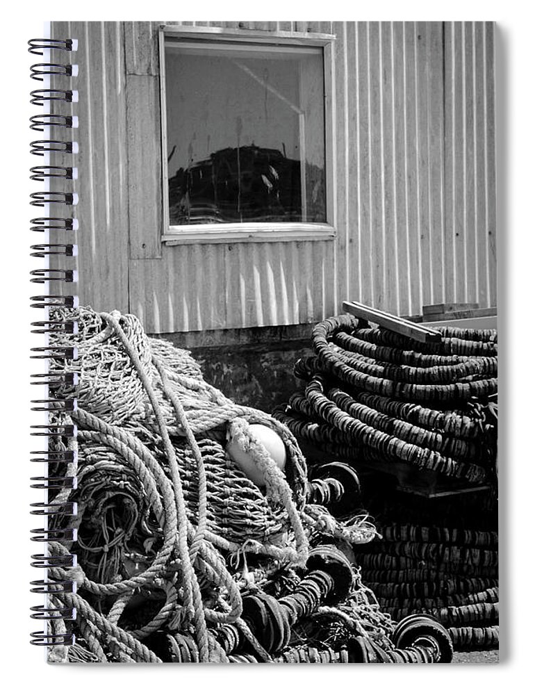 Fishing Nets Spiral Notebook featuring the photograph Fishing Nets by Dr Janine Williams