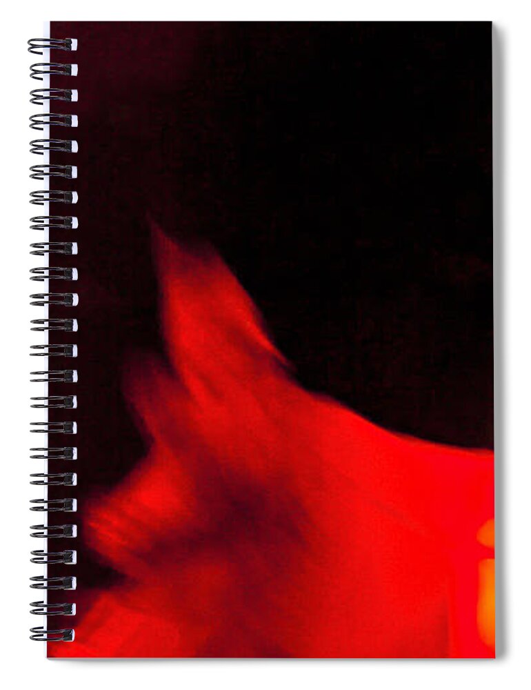 Andalusia Spiral Notebook featuring the photograph Flamenco Series 25 by Catherine Sobredo
