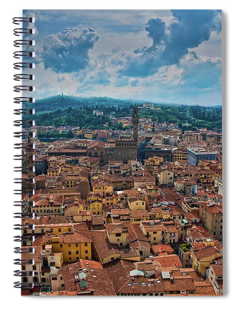 Florence Spiral Notebook featuring the photograph Florence by Maria Rabinky