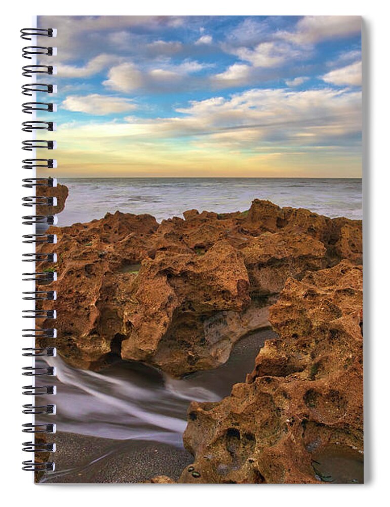 Ocean Reef Park Spiral Notebook featuring the photograph Florida Riviera Beach Ocean Reef Park by Juergen Roth