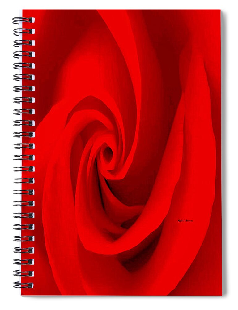 Art Spiral Notebook featuring the digital art Flower 9269 by Rafael Salazar