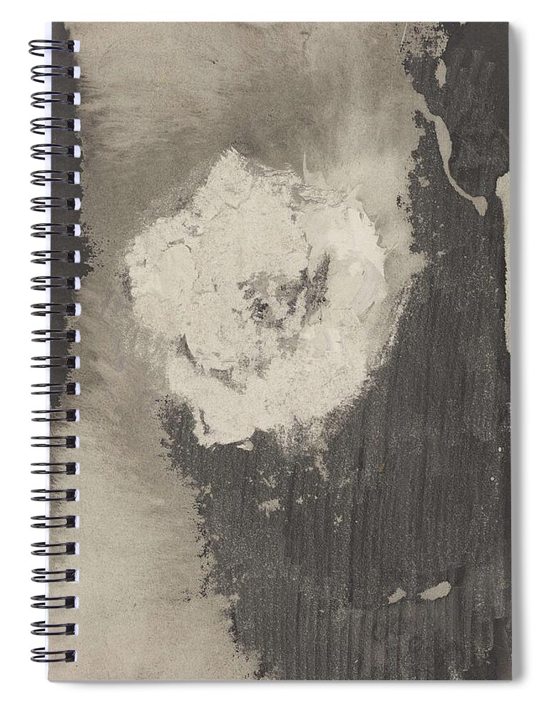 Art Spiral Notebook featuring the painting Flower, Carel Adolph Lion Cachet, 1874 - 1945 1 by Celestial Images