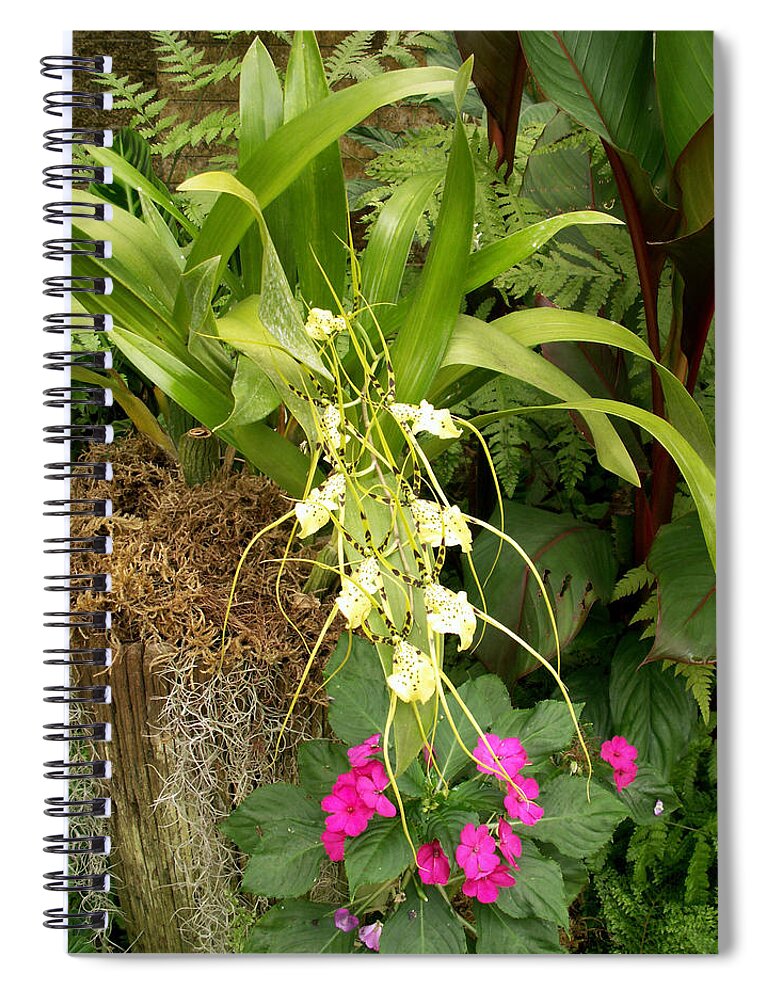 Flower Spiral Notebook featuring the photograph Flower Mix by Amy Fose