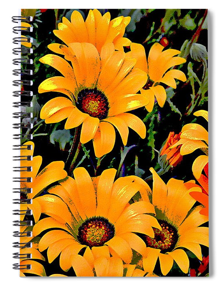 Flower Power Spiral Notebook featuring the photograph Flower Power 2 by Glenn McCarthy Art and Photography