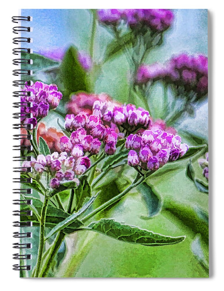 Flowers Spiral Notebook featuring the photograph Flowers From Sophie's Garden by HH Photography of Florida