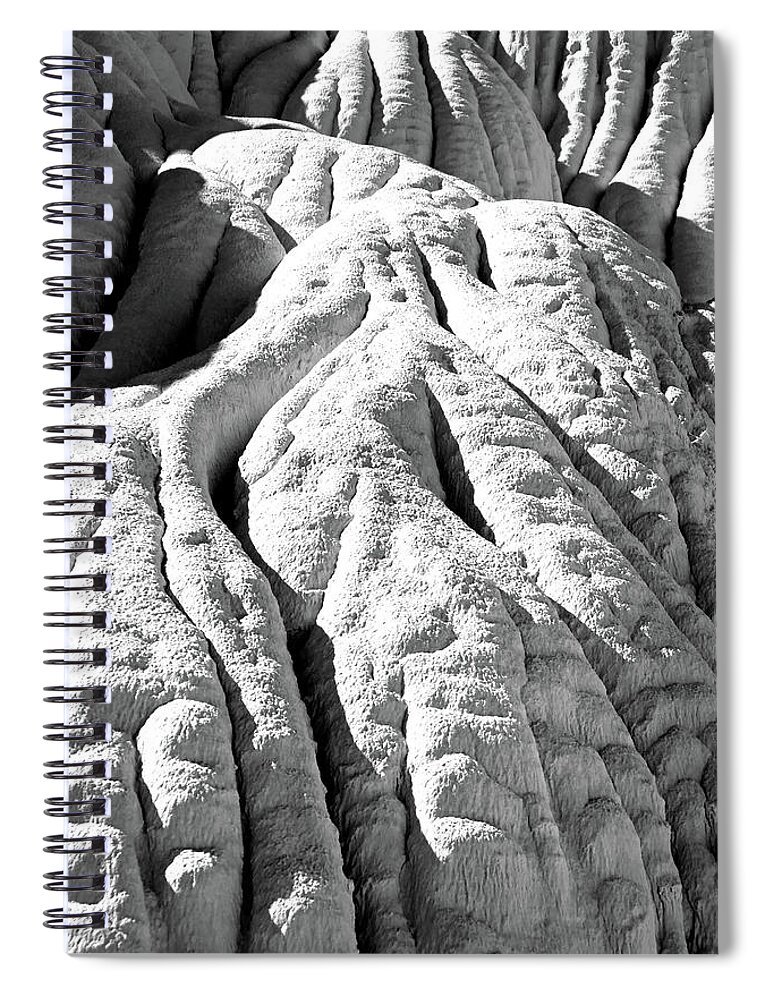 Wahweap Hoodoos Spiral Notebook featuring the photograph Flowing Frozen Rocks by JustJeffAz Photography