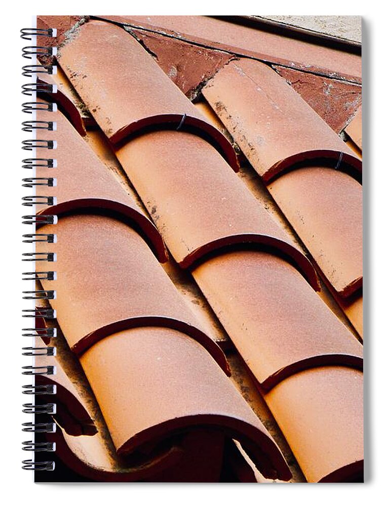 Roof Spiral Notebook featuring the photograph Rooftop View by Kerry Obrist