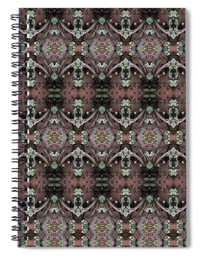 Surreal Creatures Spiral Notebook featuring the digital art Flying Monkeys from OZ by Julia L Wright