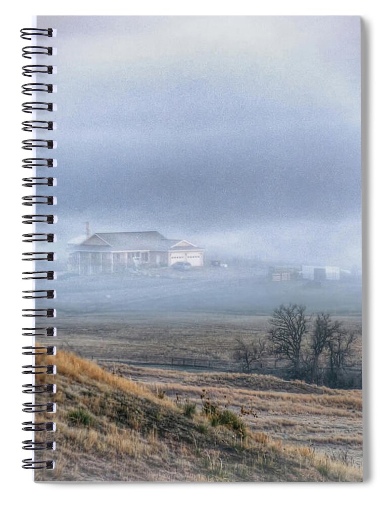 Fog Spiral Notebook featuring the photograph Fogbow by Fiskr Larsen