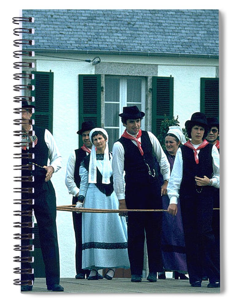 Tradition Spiral Notebook featuring the photograph Folk music by Flavia Westerwelle