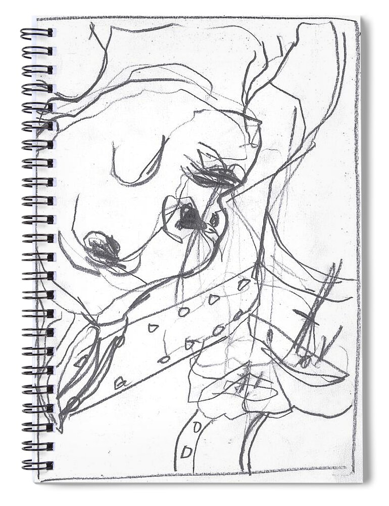 Sketch Spiral Notebook featuring the drawing For b story 4 4 by Edgeworth Johnstone