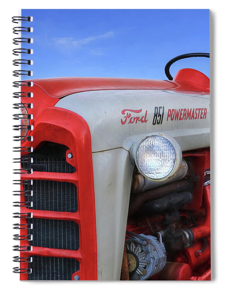 Ford Spiral Notebook featuring the photograph Ford 851 Powermaster by Lori Deiter
