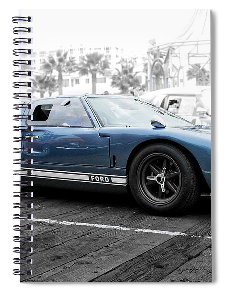 Ford Gt Spiral Notebook featuring the photograph Ford G T 40 by Gene Parks