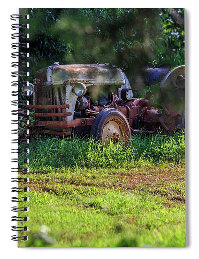 Ford Spiral Notebook featuring the photograph Ford Tractor by Doug Camara