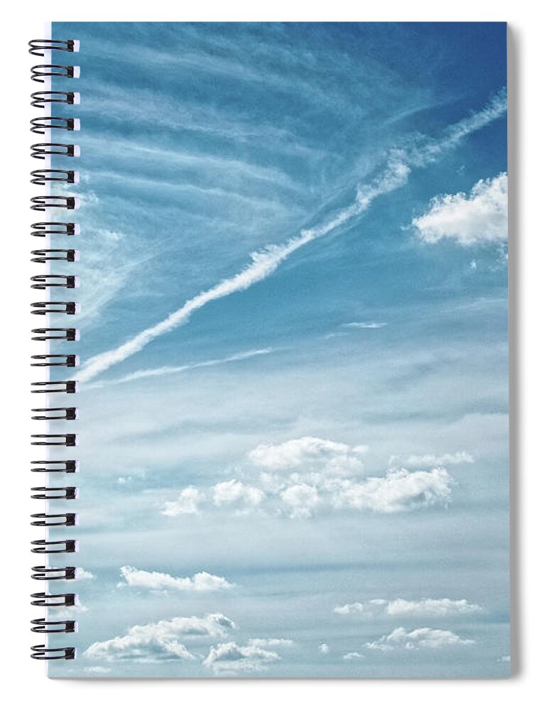 Forecast ...breezy Spiral Notebook featuring the photograph Forecast ...breezy by Tom Druin