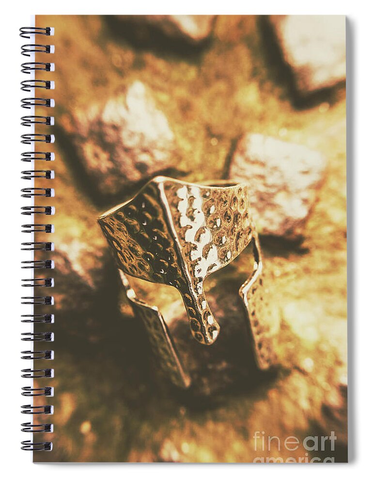 Crusades Spiral Notebook featuring the photograph Forged in the crusades by Jorgo Photography