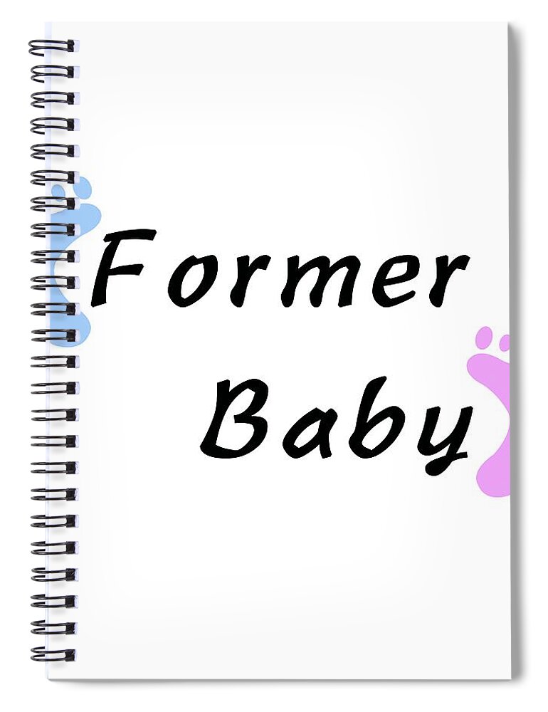 women's Fashion girl's Fashion Fashion Spiral Notebook featuring the photograph Former Baby by Bill Owen