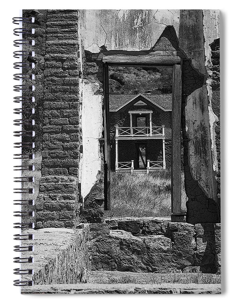 Ft Davis Spiral Notebook featuring the photograph Fort Davis by Kerry Beverly