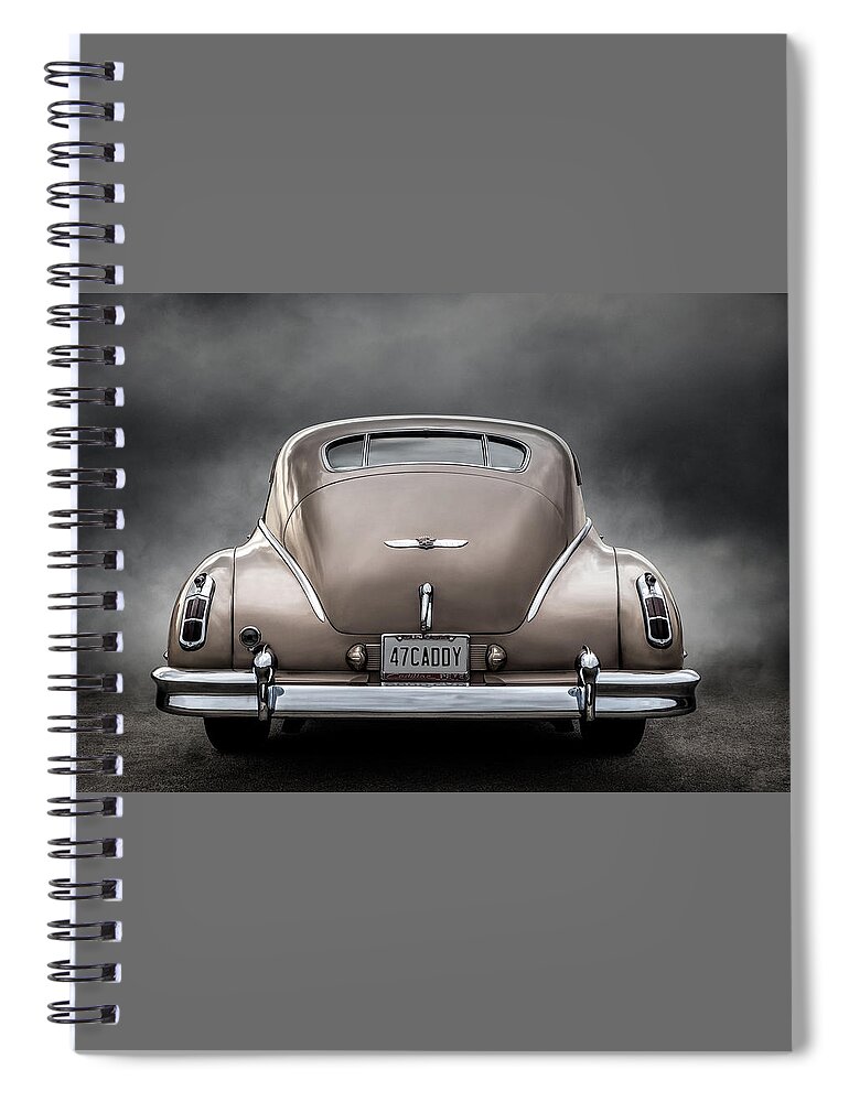 Vintage Spiral Notebook featuring the digital art Forty-Seven by Douglas Pittman