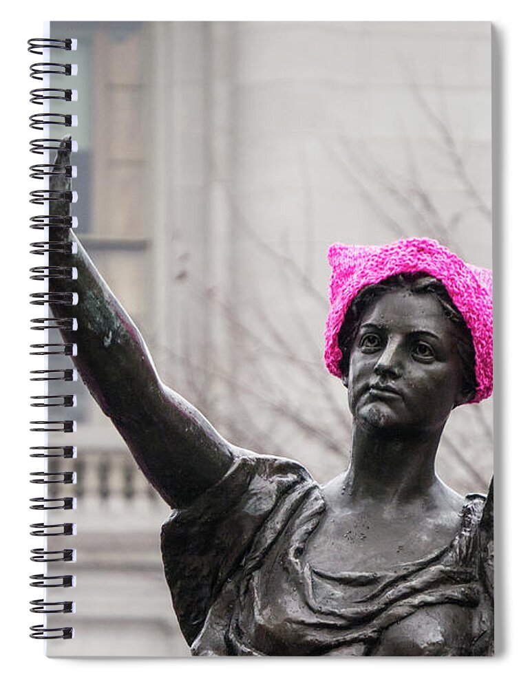 Madison Spiral Notebook featuring the photograph Forward - Madison - Wisconsin #1 by Steven Ralser