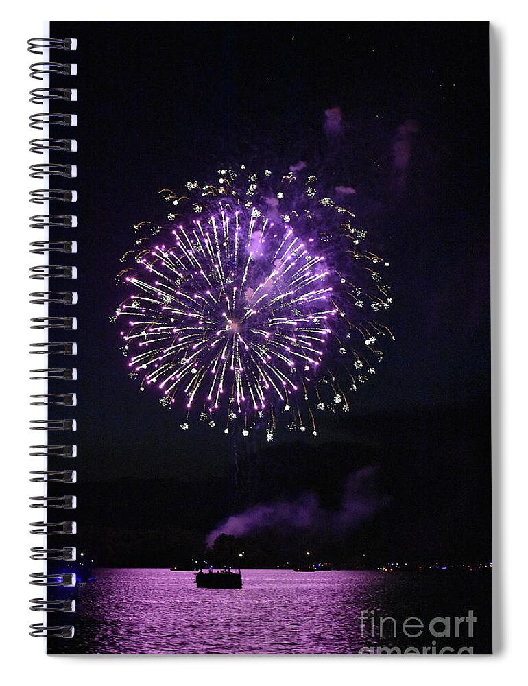 Intense Spiral Notebook featuring the photograph Fourth Of Three by Skip Willits
