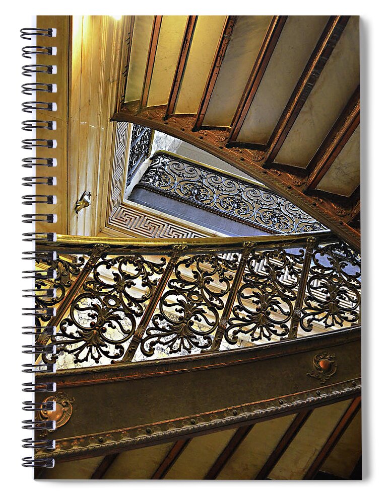 Stairs Spiral Notebook featuring the photograph Fragments of a Dissipating Dream by Char Szabo-Perricelli