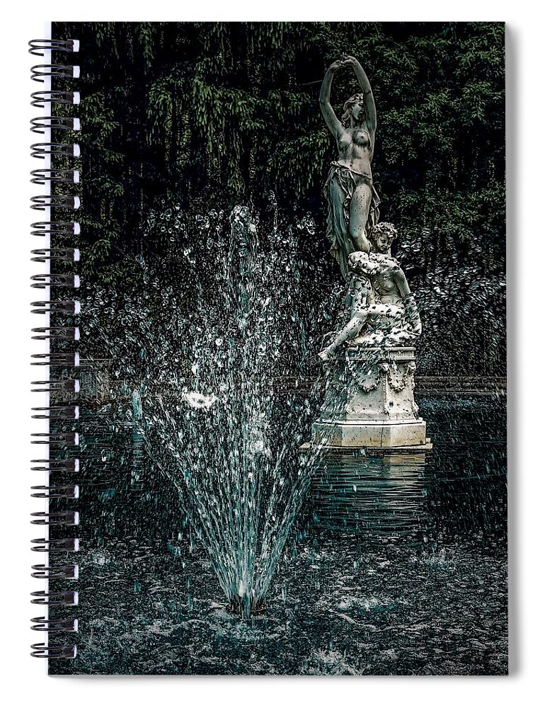  Spiral Notebook featuring the photograph Free flowing by Kendall McKernon