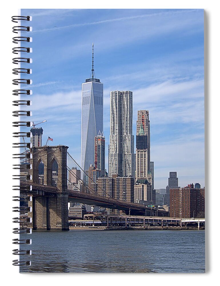 Wtc Spiral Notebook featuring the photograph Freedom Tower I I by Newwwman