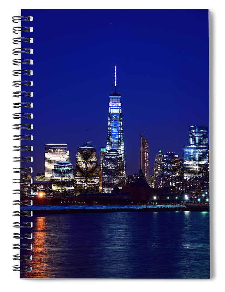 Liberty State Park Spiral Notebook featuring the photograph Freedom Tower by Raymond Salani III
