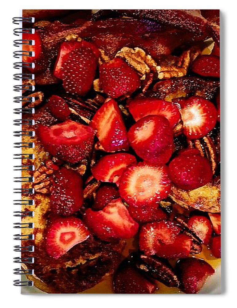 United States Spiral Notebook featuring the digital art French Toast anyone? by Joseph Hendrix
