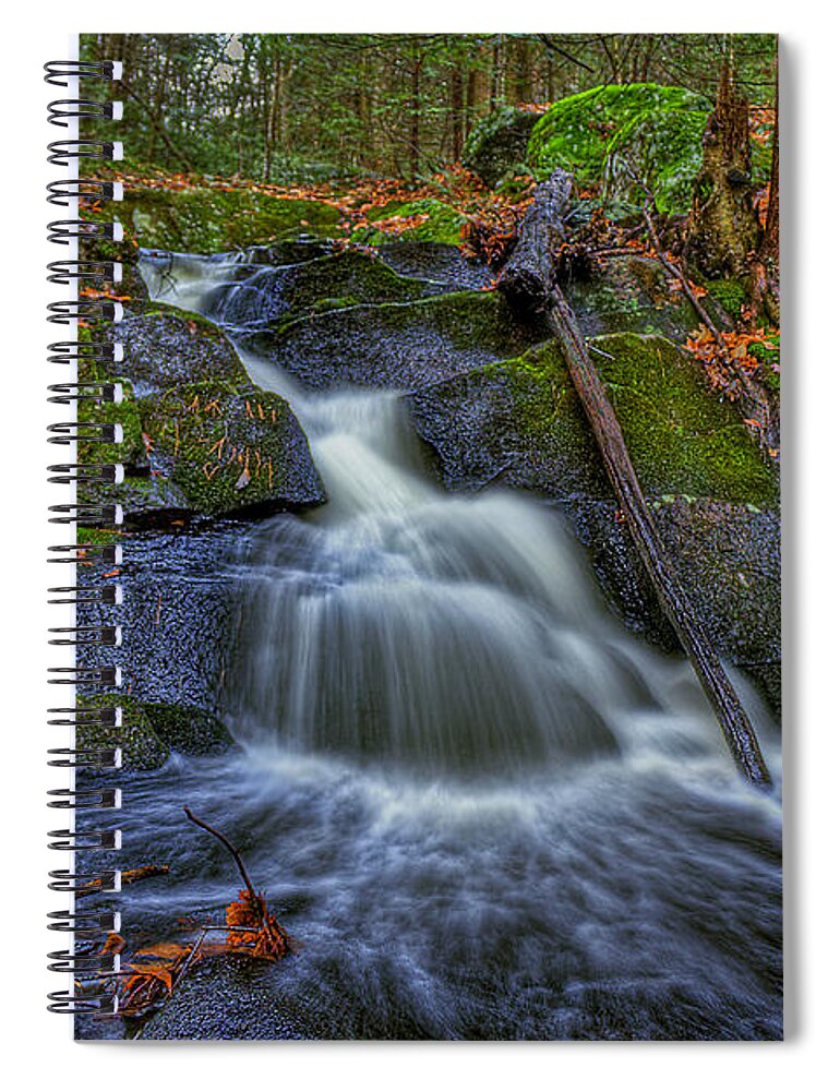 Autumn Spiral Notebook featuring the photograph Fresh Water by Evelina Kremsdorf