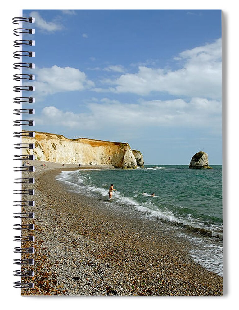 Europe Spiral Notebook featuring the photograph Freshwater Bay Beach by Rod Johnson