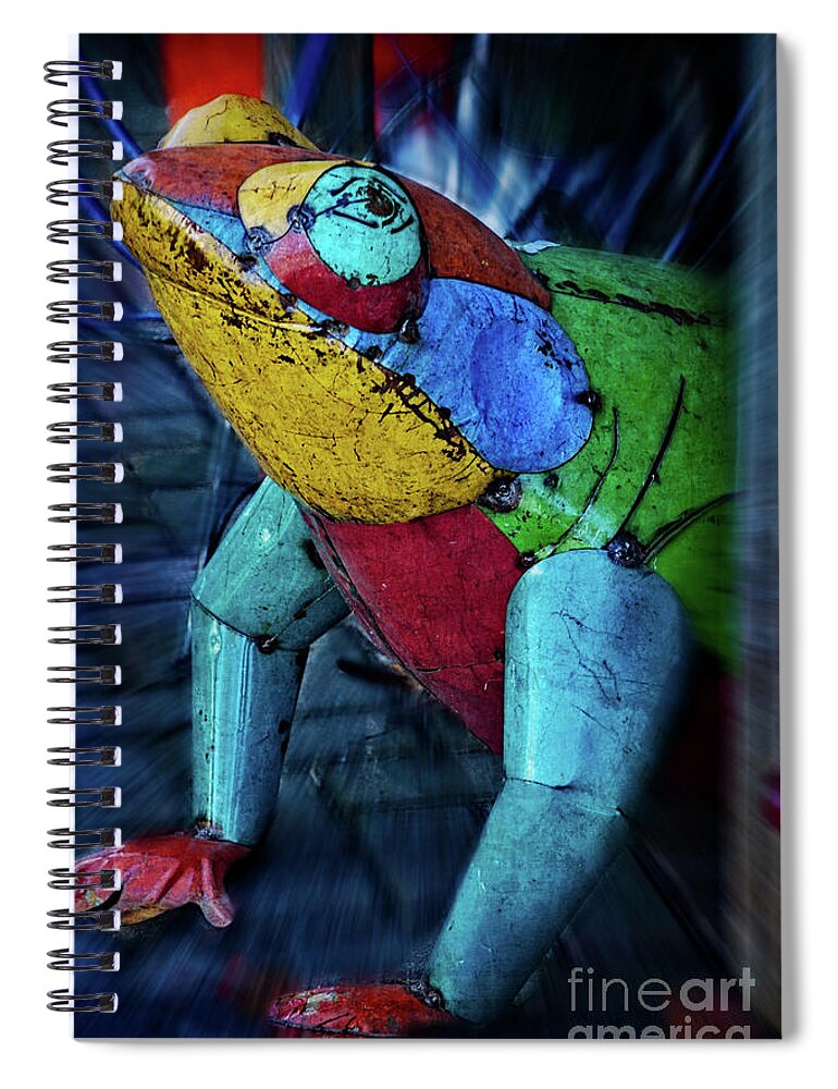 Frog Prince Spiral Notebook featuring the photograph Frog Prince by Mary Machare