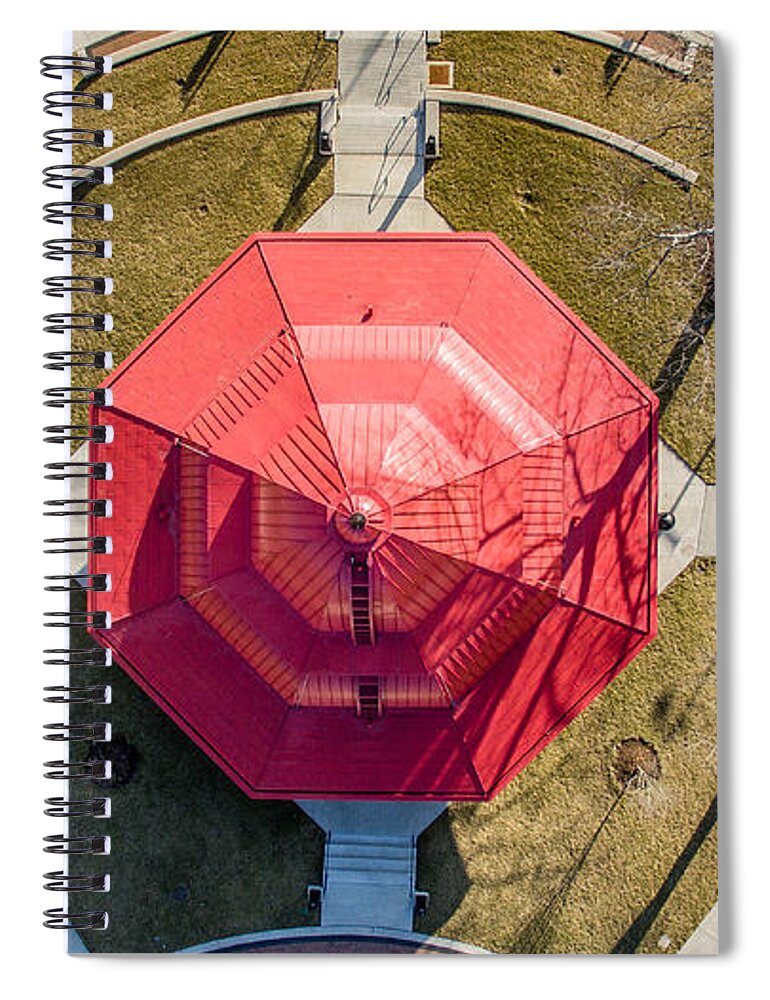 Central Park Spiral Notebook featuring the photograph From Above by George Strohl