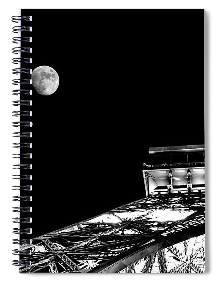 Eiffel Tower Spiral Notebook featuring the photograph From Paris With Love by Az Jackson