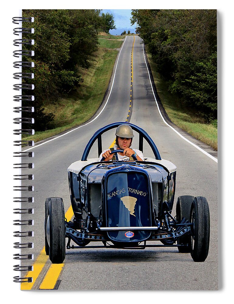 Hamb Drags Spiral Notebook featuring the photograph Frontal Tornado by Christopher McKenzie