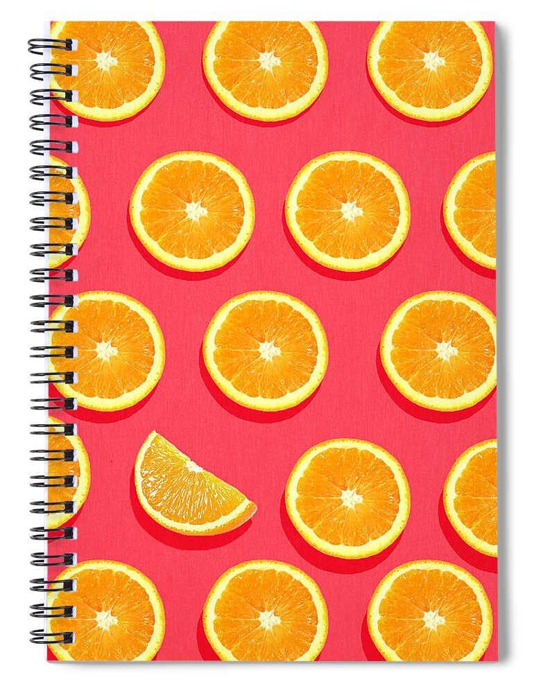 Abstract Spiral Notebook featuring the painting Fruit 2 by Mark Ashkenazi