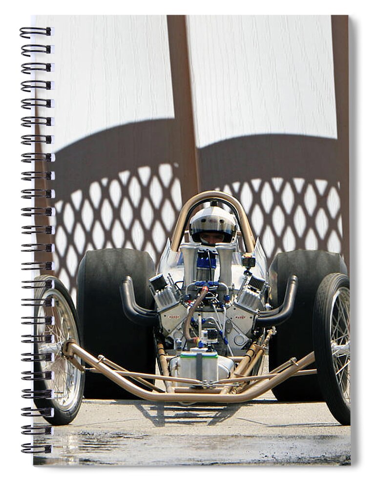 Hamb Spiral Notebook featuring the photograph Full Frontal Slingshot by Christopher McKenzie